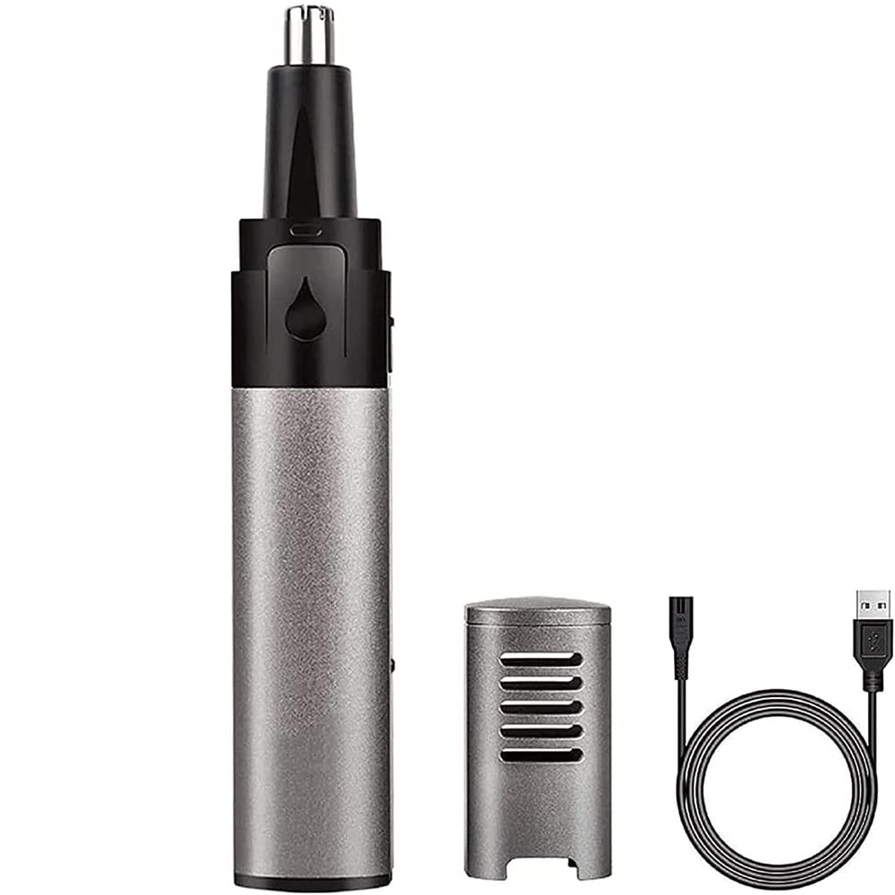 Rechargeable Ear and Nose Hair Trimmer for Men & Women - Painless Eyebrow & Facial Grooming Kit | Perfect for Travel, Home, and Personal Care
