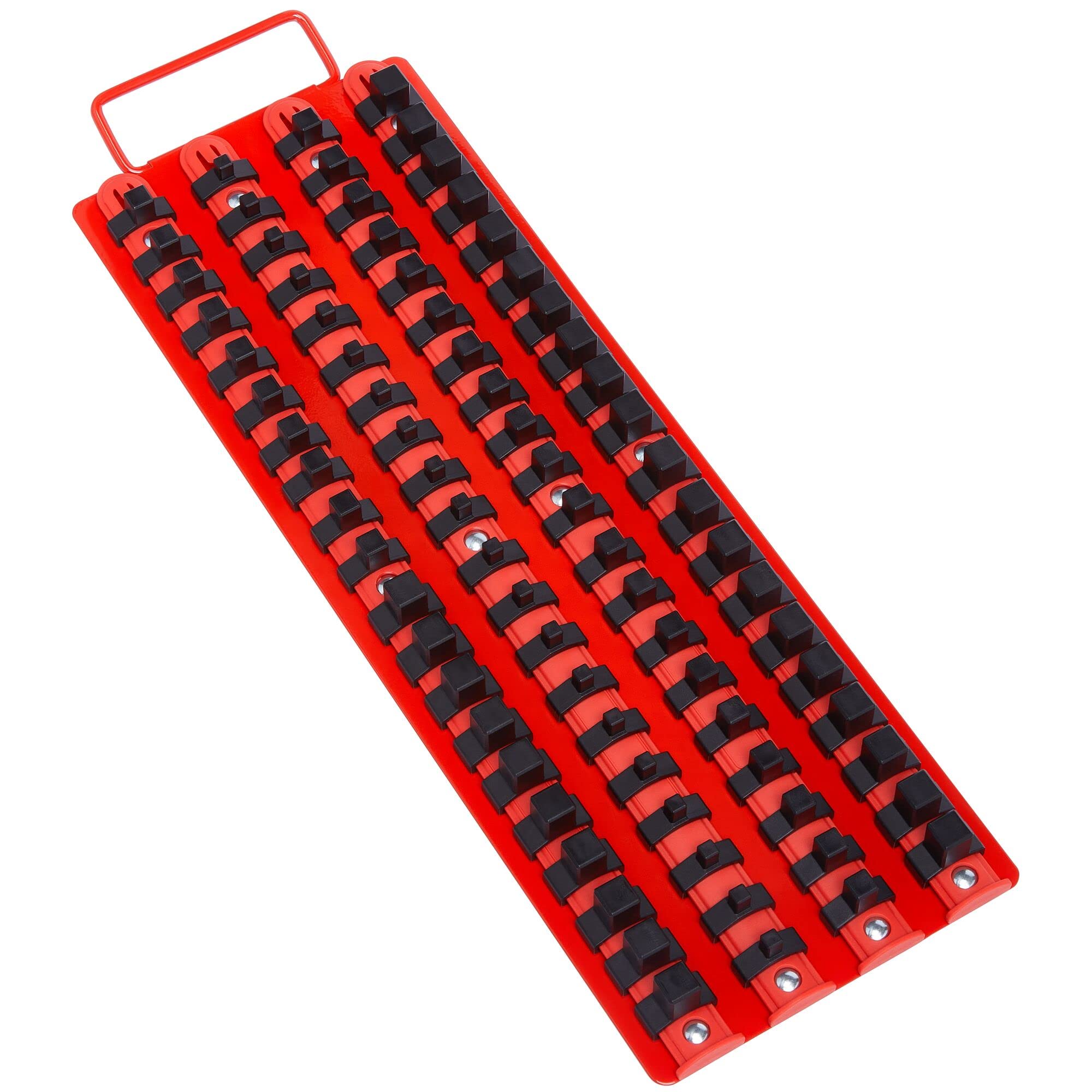 CRAFTSMAN 4-Rail Socket Holder - Premium Tool Storage & Organization (CMMT99419) - Perfect for Garage, Workshop & DIY Projects