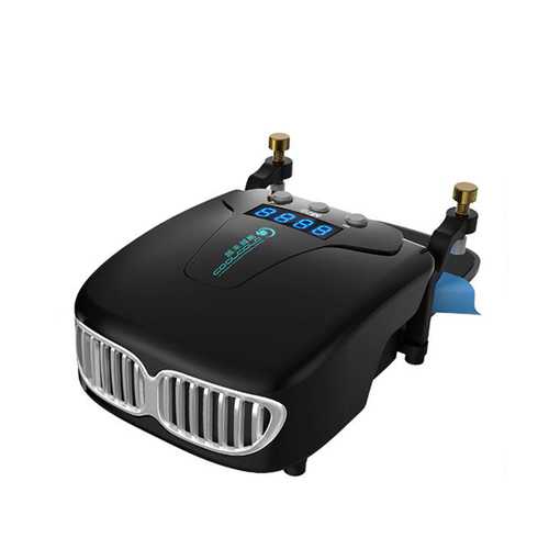 Coolcold Ice 4 Laptop Cooling Pad with Powerful Fans - Portable Notebook Cooler for Gaming & Work - Perfect for Office, Home & Travel Use