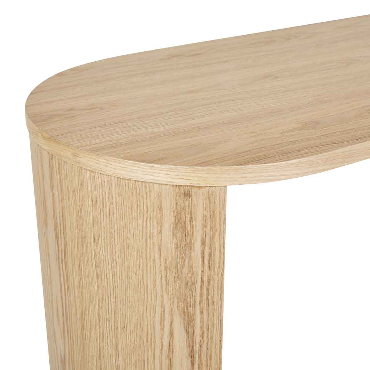 Classic Oval Console Table - Elegant Entryway & Living Room Furniture for Home Decor | Perfect for Hallway, Foyer & Apartment Decorating