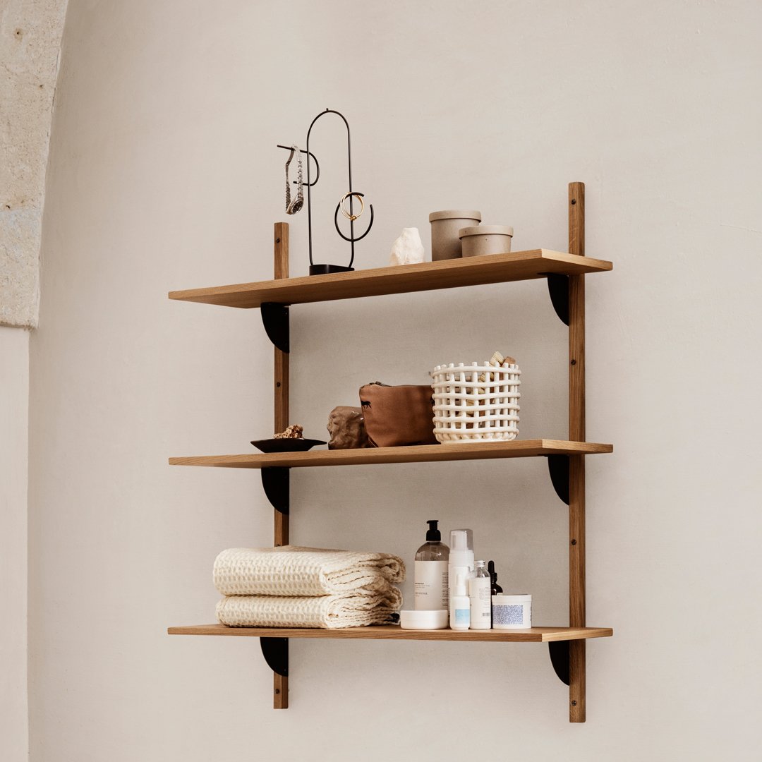 Ferm Living Ceramic Basket - Handmade Decorative Storage for Home & Office | Perfect for Organizing Keys, Jewelry & Small Items