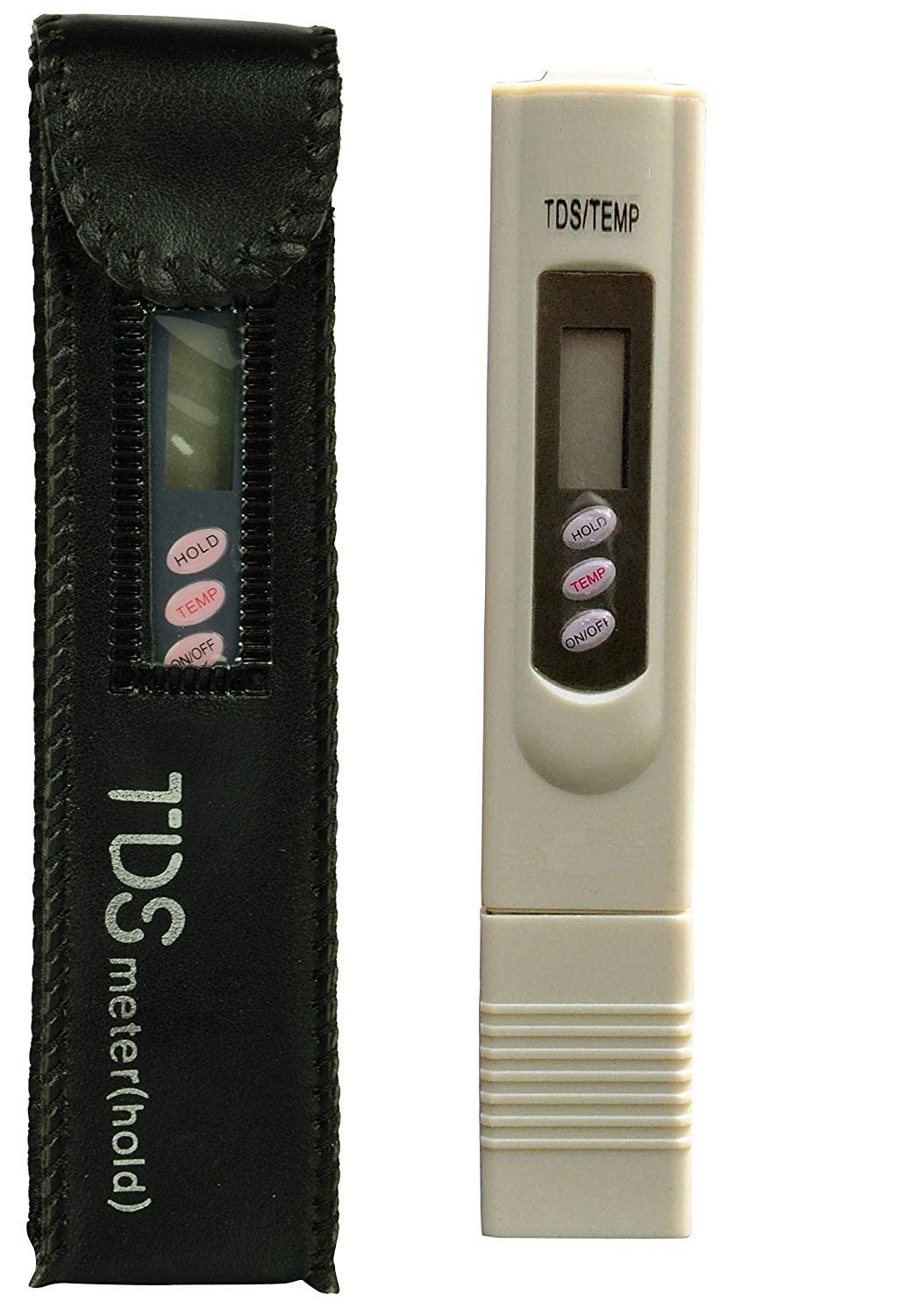 Flipco Digital LCD TDS Meter for Water Testing - Accurate RO Water Filter Tester with Leather Case | Perfect for Home, Aquariums, Hydroponics & Drinking Water Quality Check