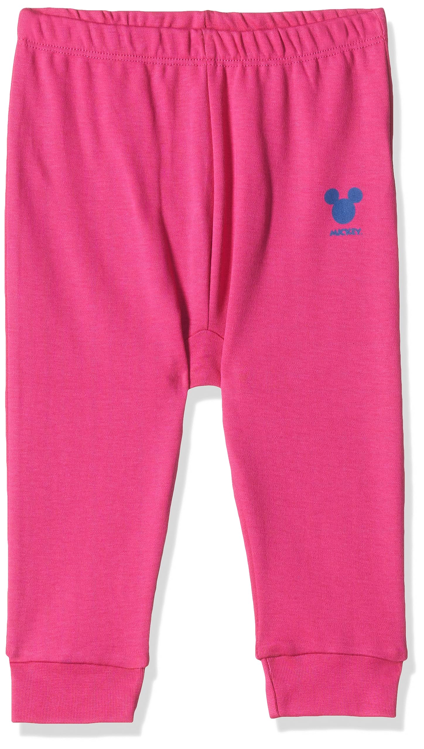 Disney Baby Girls 2-Piece Cotton T-Shirt & Jogger Set - Jam & Honey Brand | 100% Soft Cotton Playwear with Cute Prints | Perfect for Playdates, Daycare & Family Outings