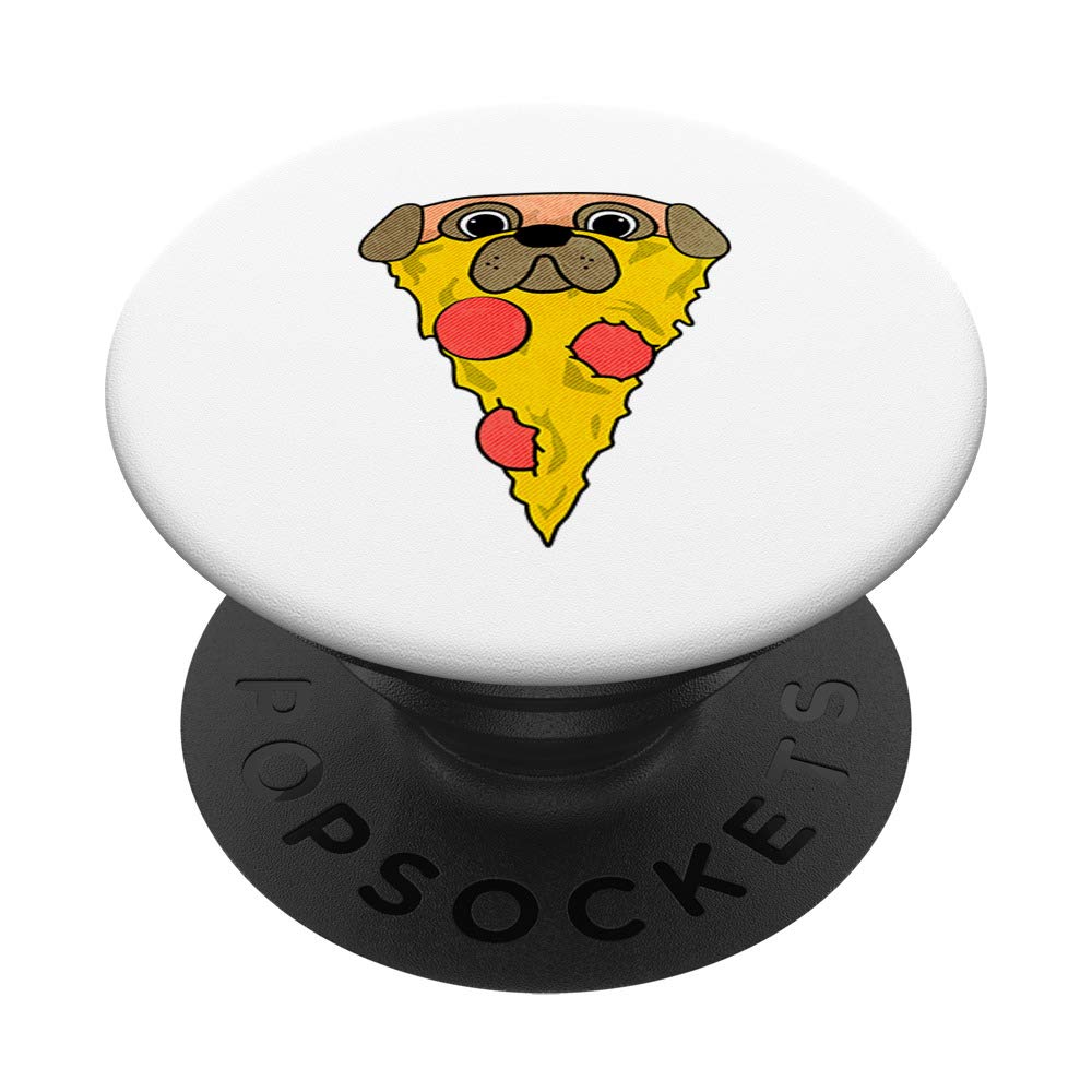 Pug Dog Pizza Phone Holder - Cute Pet Accessory for Desk, Car, and Home Decor