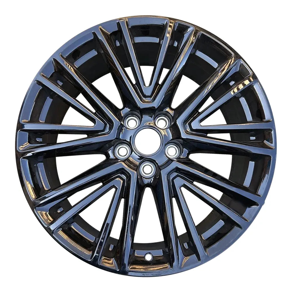 20 Inch Cadillac CT5 ALY04843 OEM Rims - Black (Fits 2020-2022 Models, Part# 84289697) | Premium Alloy Wheels for Luxury Sedan Performance & Style Upgrade