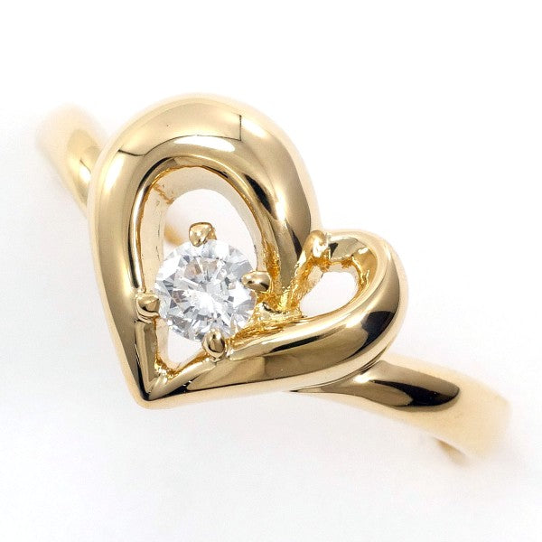 18K Yellow Gold Diamond Ring for Women - Elegant Solitaire Engagement & Wedding Band - Perfect for Proposals, Anniversaries, and Special Occasions
