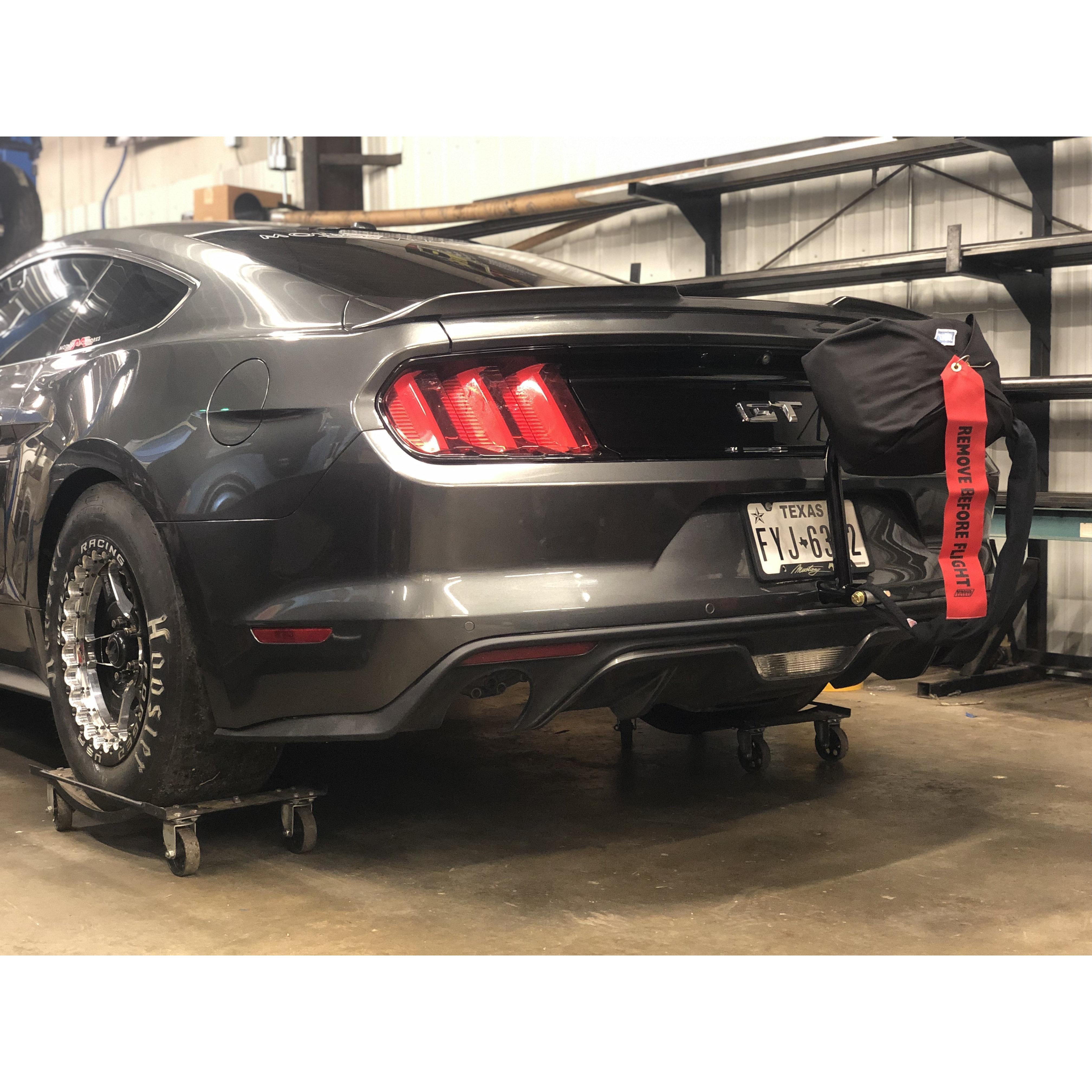 2015-2022 Ford Mustang S550 Parachute Mount Kit - Compatible with 2014-2022 Models | Drag Racing & High-Speed Performance Accessory