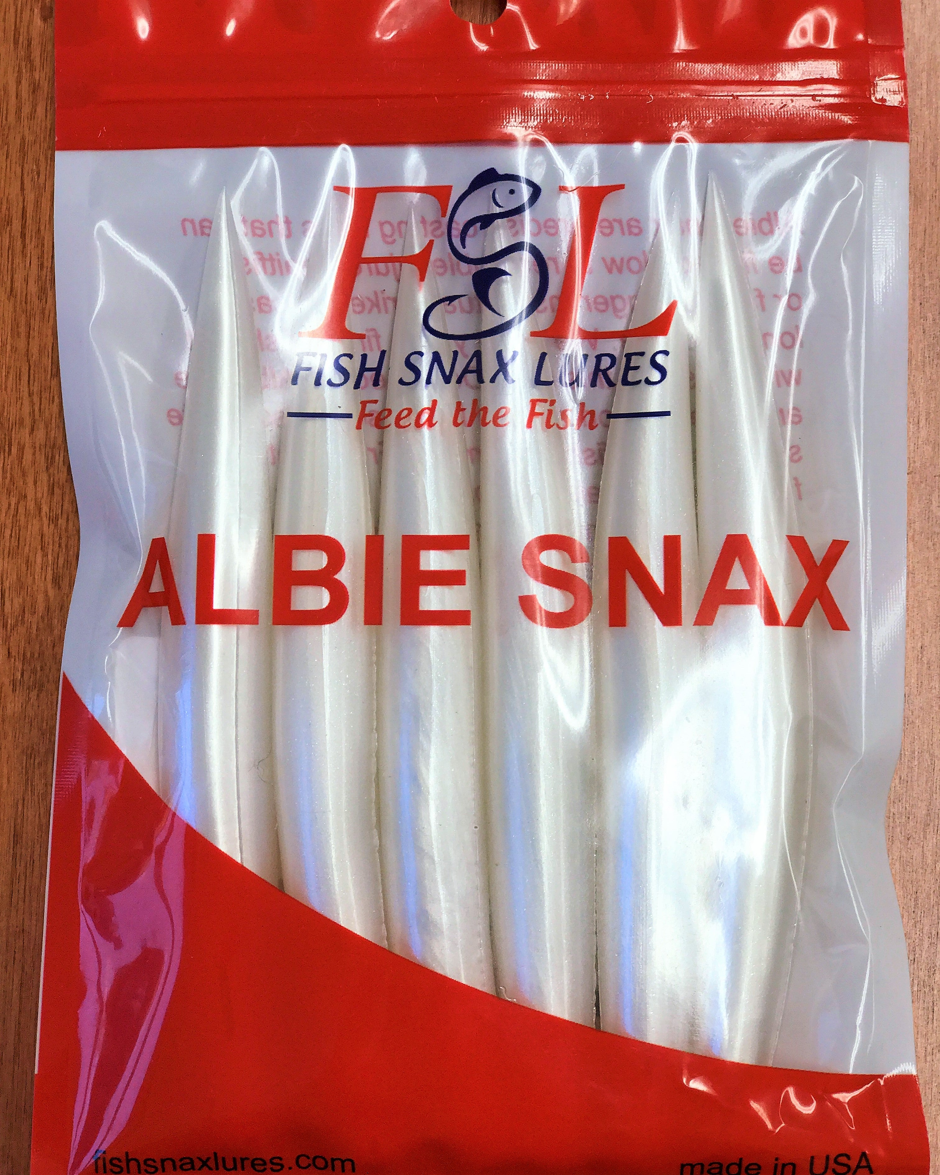 Premium Albie Snax 6 Pack Fish Lures - Realistic Saltwater Fishing Baits for Striped Bass, Bluefish & Albacore - Perfect for Surf Casting, Kayak Fishing & Offshore Angling