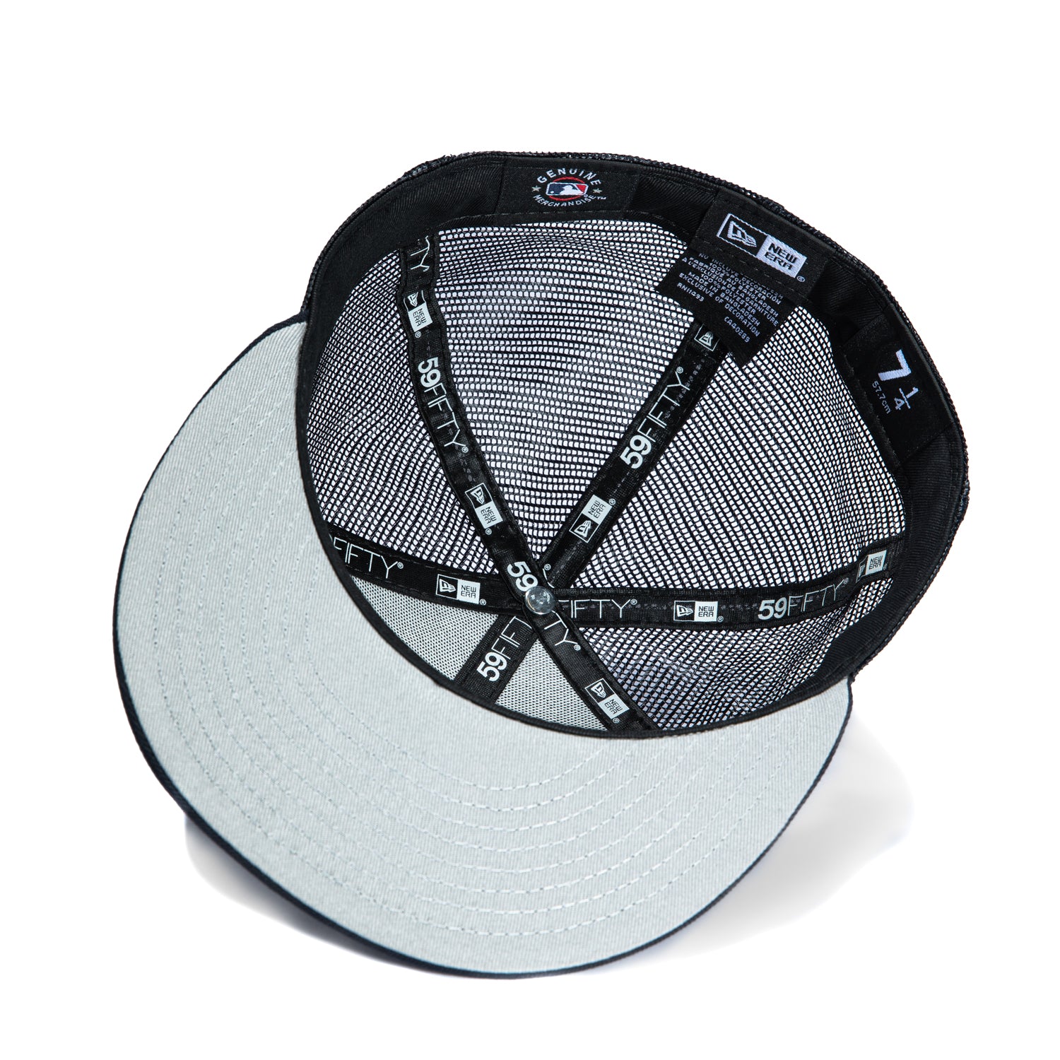 New Era 59Fifty Los Angeles Angels Logo Patch Spring Training Trucker Hat - Navy Blue Baseball Cap for Men & Women - Perfect for MLB Games, Outdoor Sports & Casual Wear