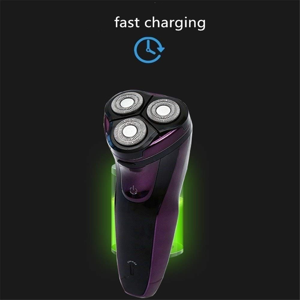 Premium Electric Razor for Men - USB Rechargeable Floating Head Beard Trimmer & Shaver - Perfect for Travel, Home, and Gym Use