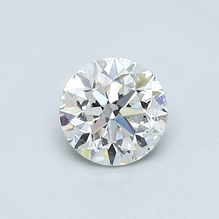 0.47 Carat Round Brilliant Diamond - G Color I1 Clarity - Engagement Ring, Wedding Band & Fine Jewelry Gift