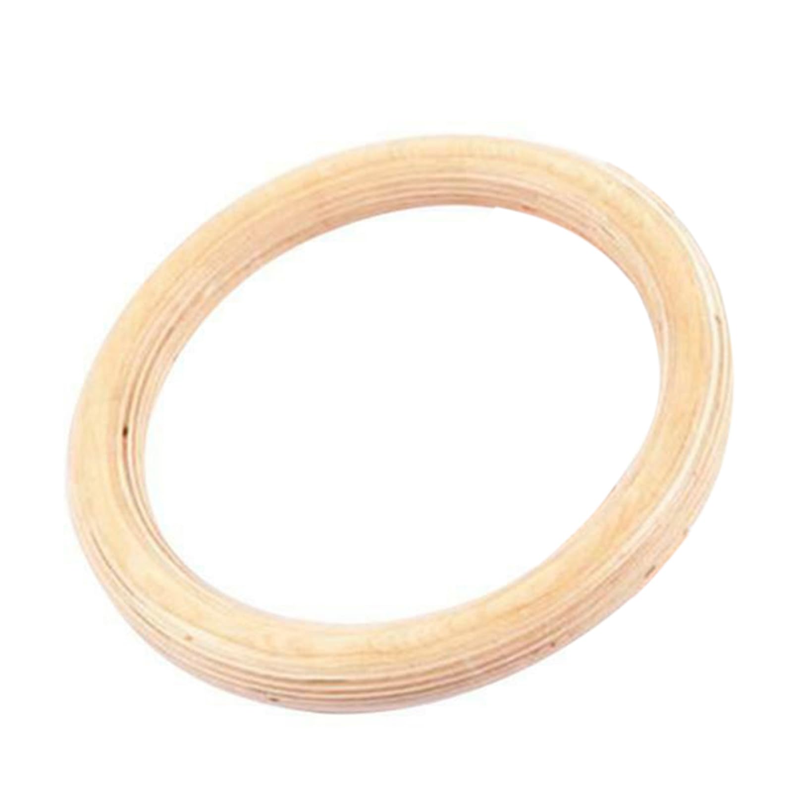 Wooden Gymnastic Rings - Pull Up Trainer for Indoor Workout & Fitness