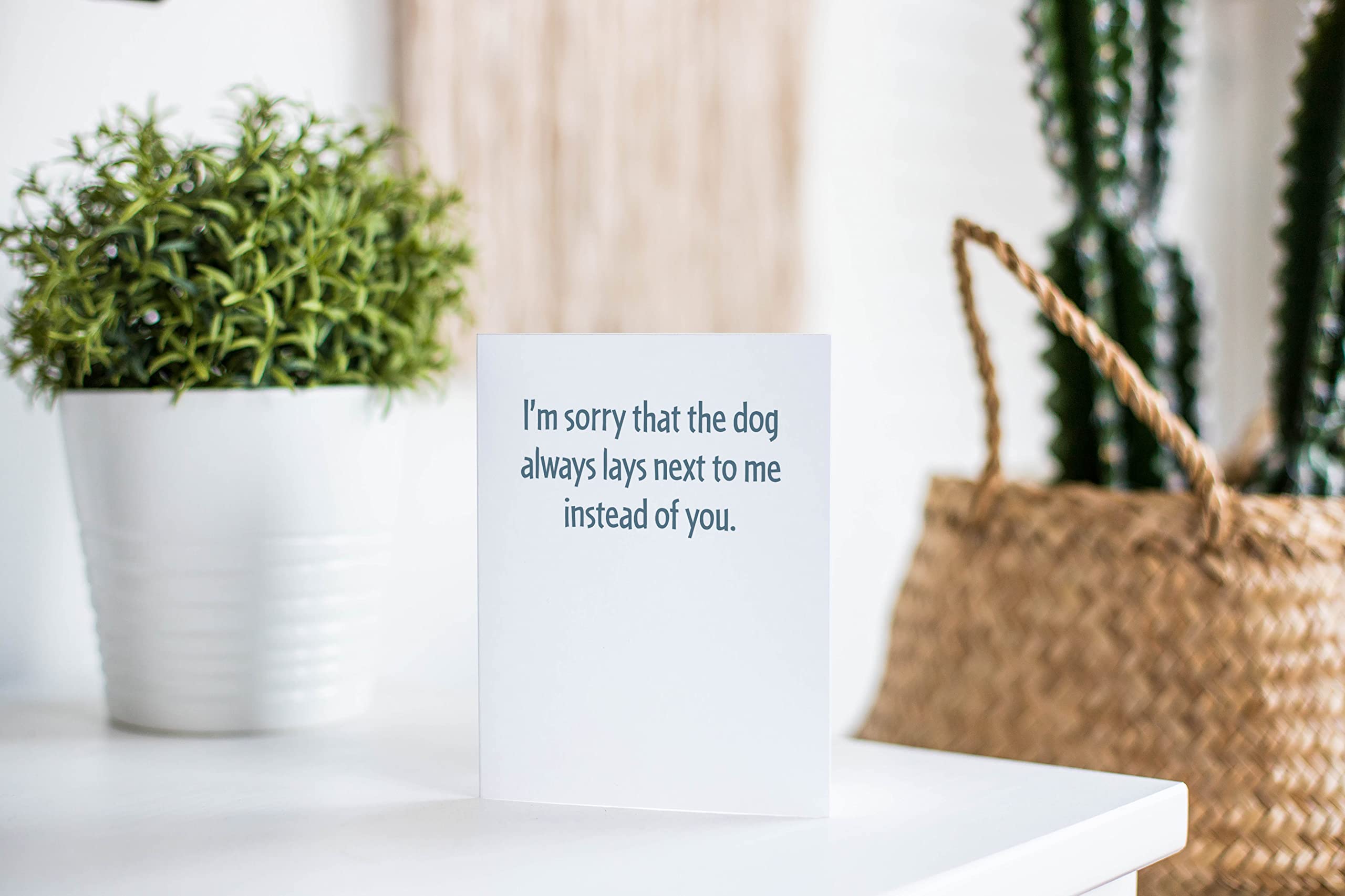 Funny Dog Card - I Love You - Perfect for Birthdays, Anniversaries, and Just Because Moments