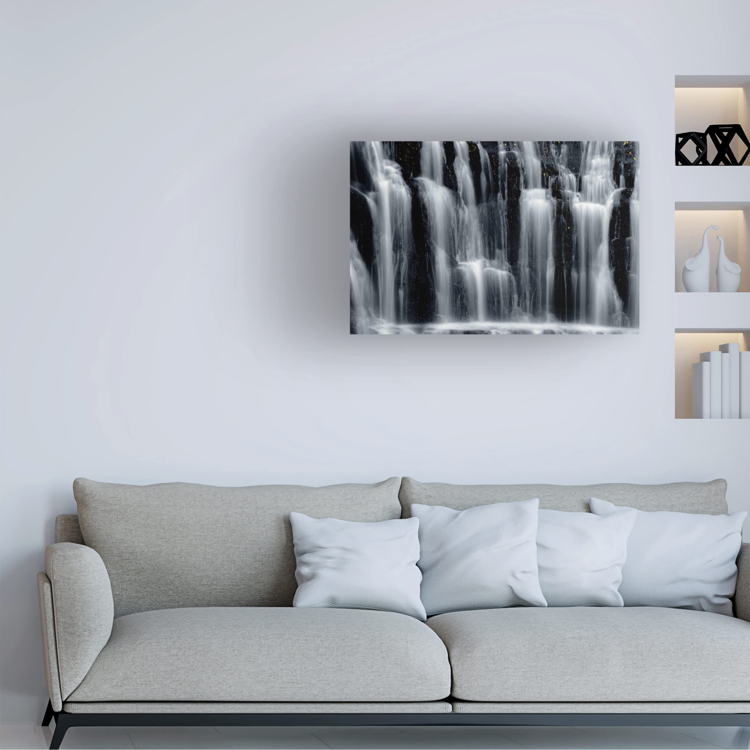 Trademark Fine Art 'Sparkling' Canvas Wall Art by Andreas Agazzi - Modern Abstract Painting for Living Room, Bedroom & Office Decor