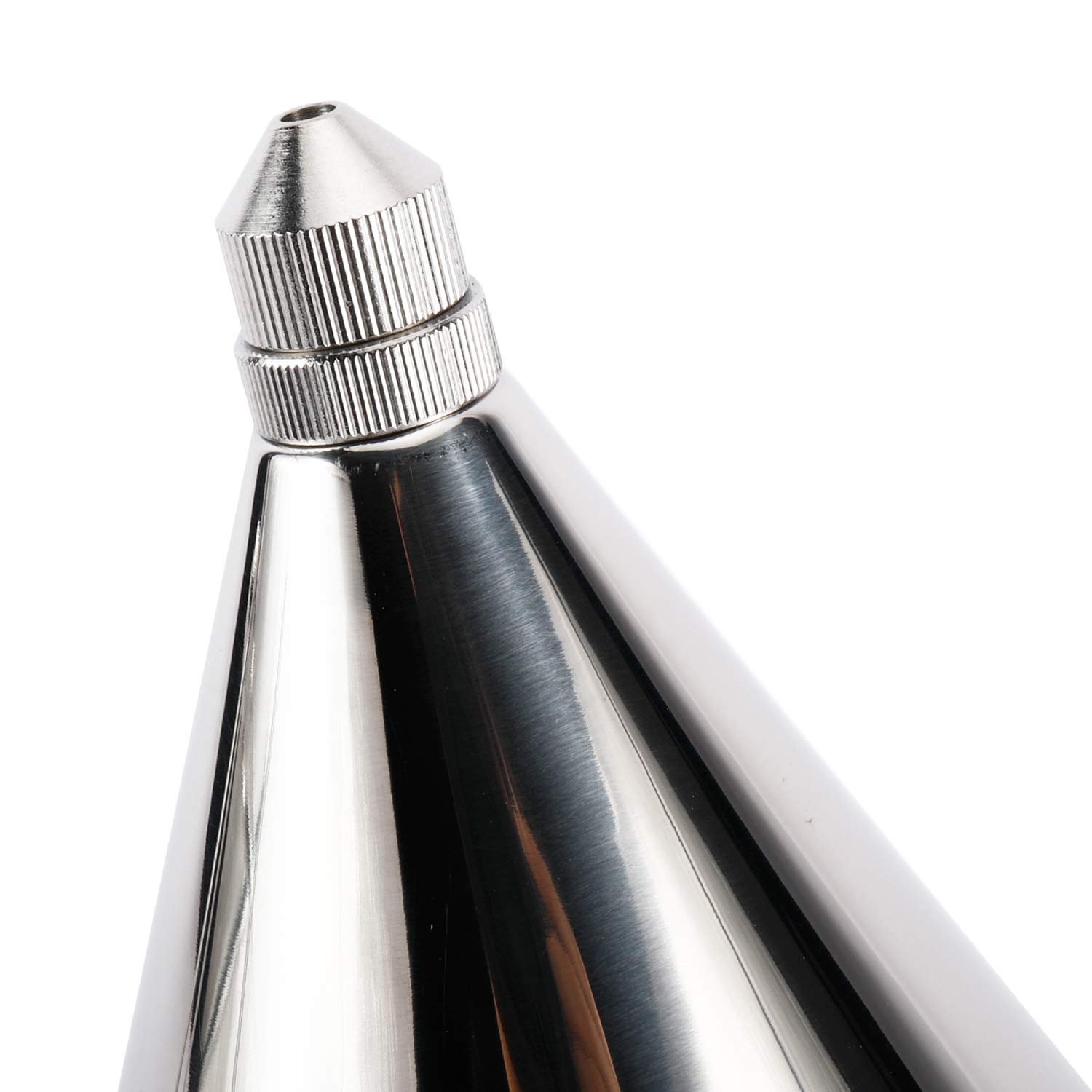 Premium Stainless Steel Cake Decorating Funnel with Stand & 3 Nozzles - 7.68