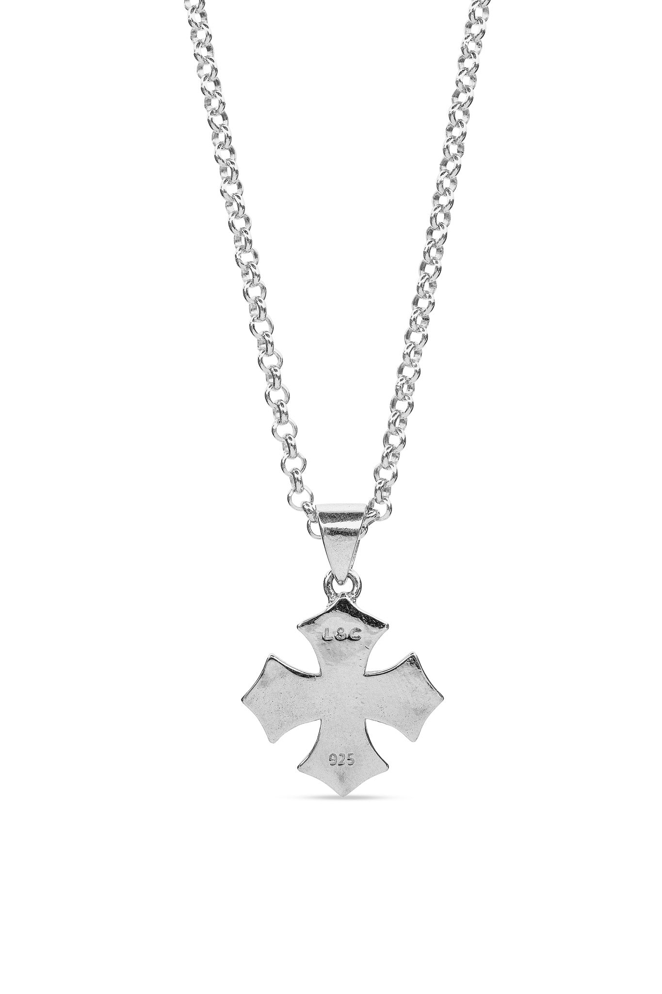 Stylish Silver Cross Pendant Necklace for Women - Perfect for Gifts, Everyday Wear & Religious Occasions
