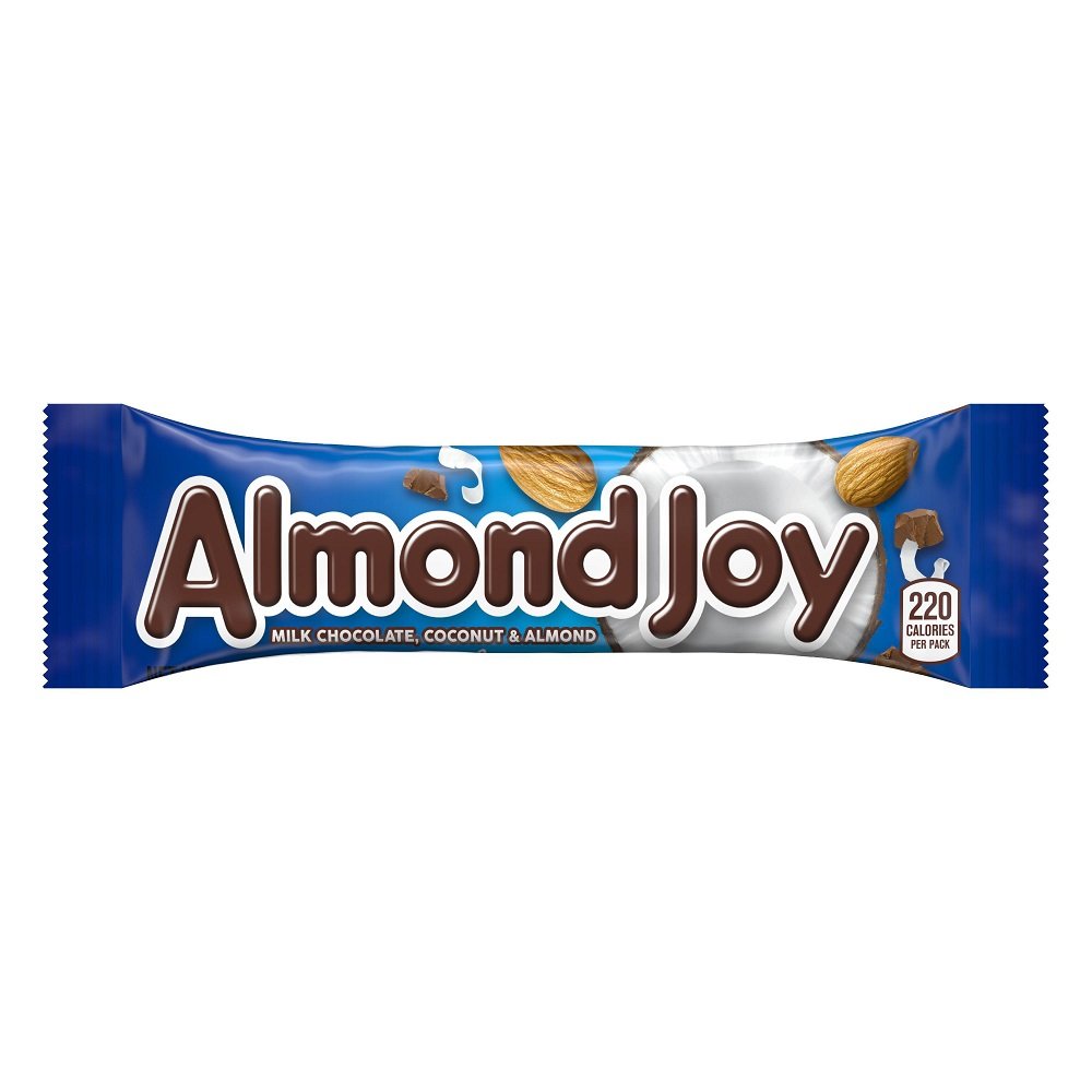 Almond Joy Candy Bars - 1.61 Oz (72 Count Pack) - Coconut Almond Chocolate Candy for Parties, Halloween, Christmas & Office Snacks
