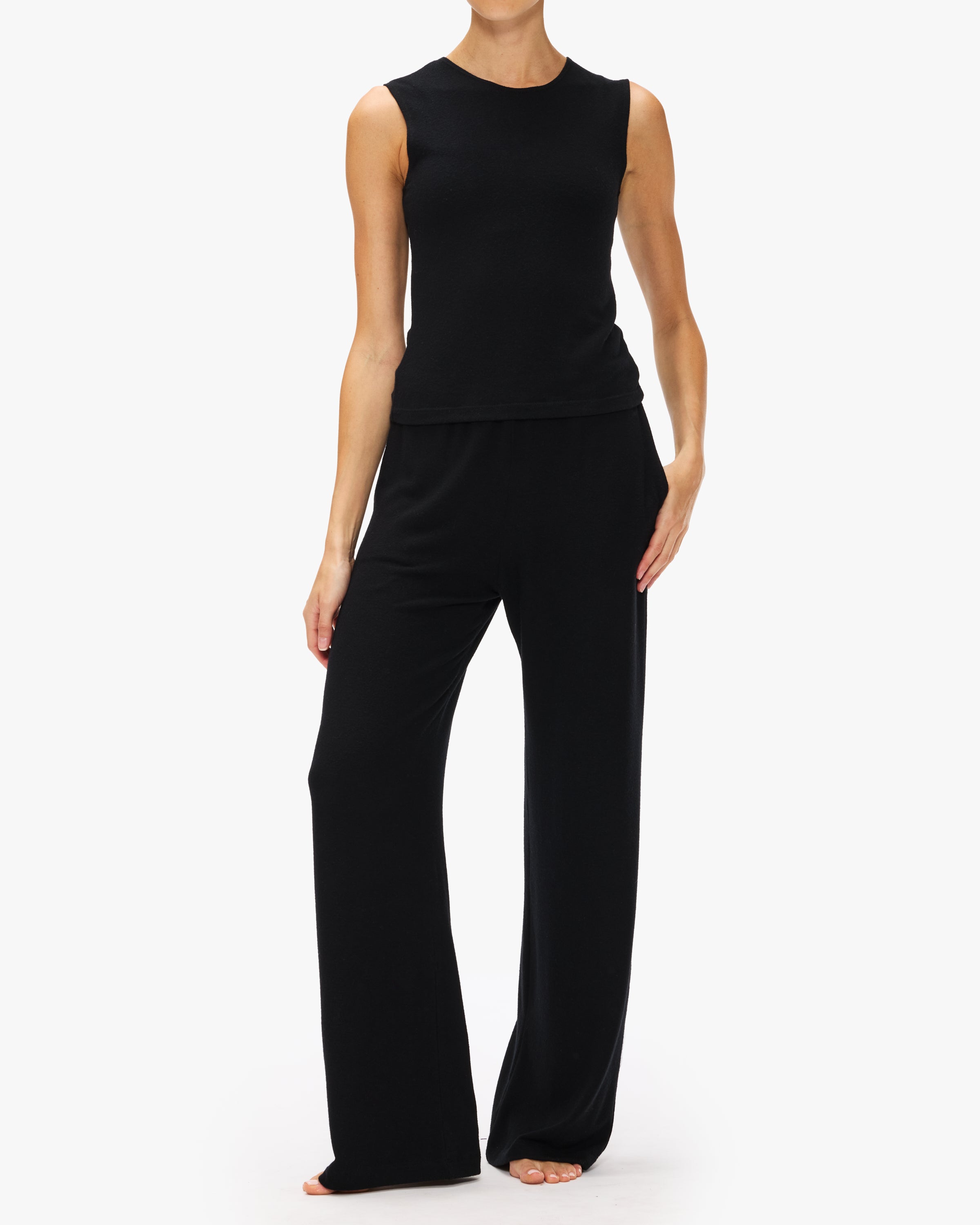 Lauren Sleeveless Crewneck T-Shirt for Women - Soft Cotton Casual Top - Perfect for Summer, Gym, and Everyday Wear