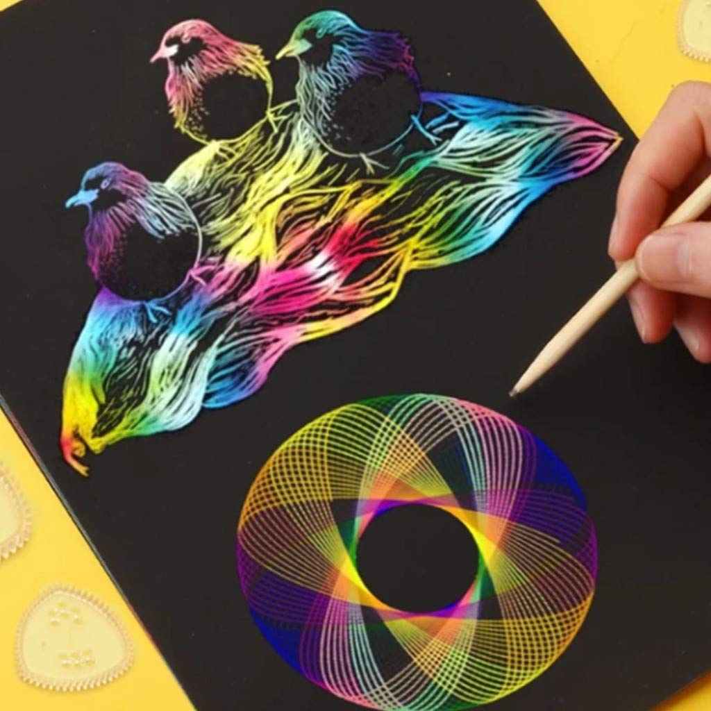 27pcs Magic Ruler Kaleidoscope Painting Set - ABS Interlocking Gears Wheels for Creative Drawing & STEM Learning | Perfect for Kids Art Projects, Classroom Activities & DIY Crafts