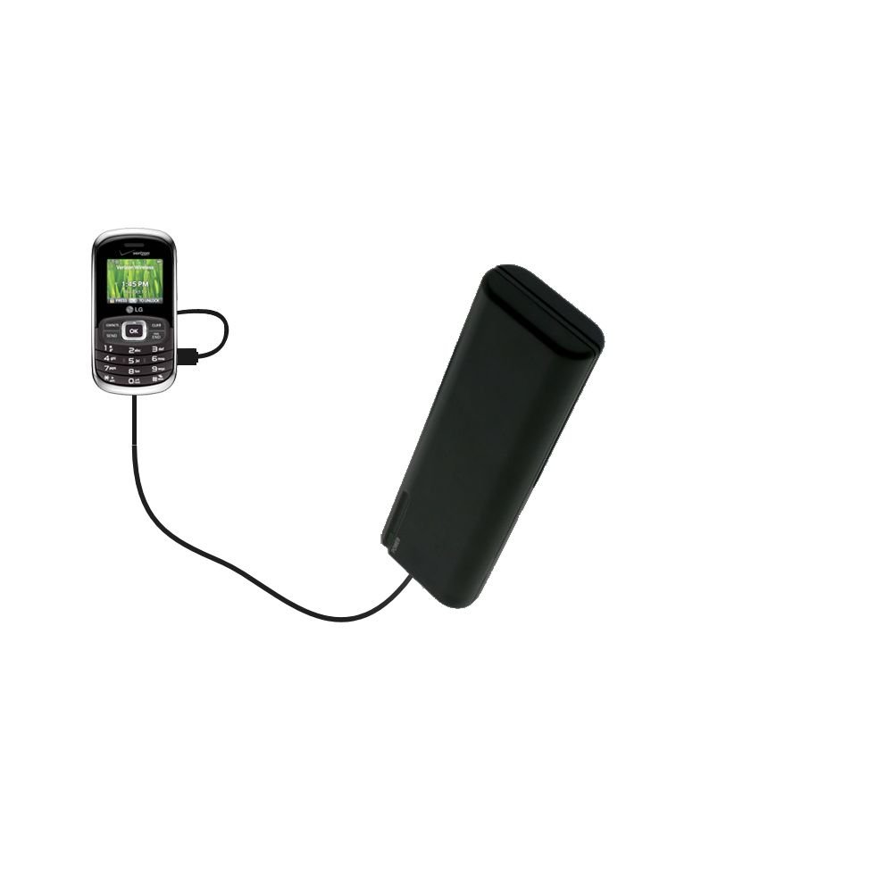 Portable AA Battery Charger with USB - Emergency Power Bank for LG Octane Phones | Compact & Lightweight for Travel, Camping, and Power Outages