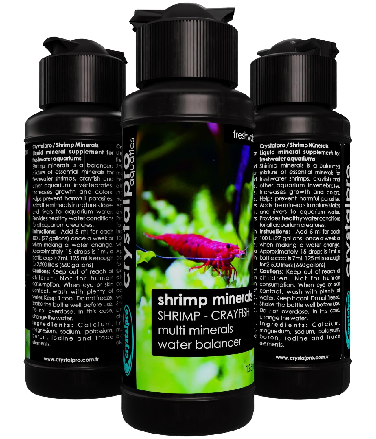 Shrimp Minerals 16.9oz - Essential Aquarium Salt for Freshwater Shrimp Tanks - Neocaridina & Caridina Care