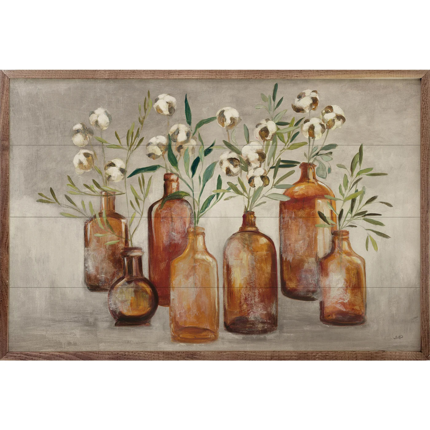 Julia Purinton Cotton Still Life Framed Print - Elegant Wall Art for Living Room, Bedroom & Office Decor
