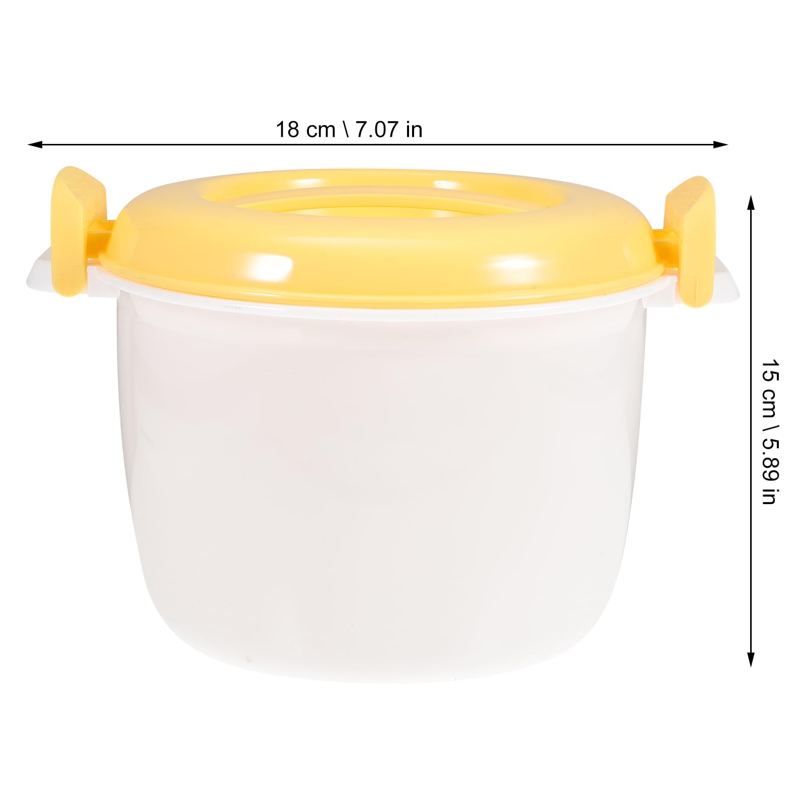**Didiseaon Mini Rice Cooker - Portable Microwave Steamer for Rice, Pasta & Vegetables | Perfect for Travel, Dorms & Small Kitchens**