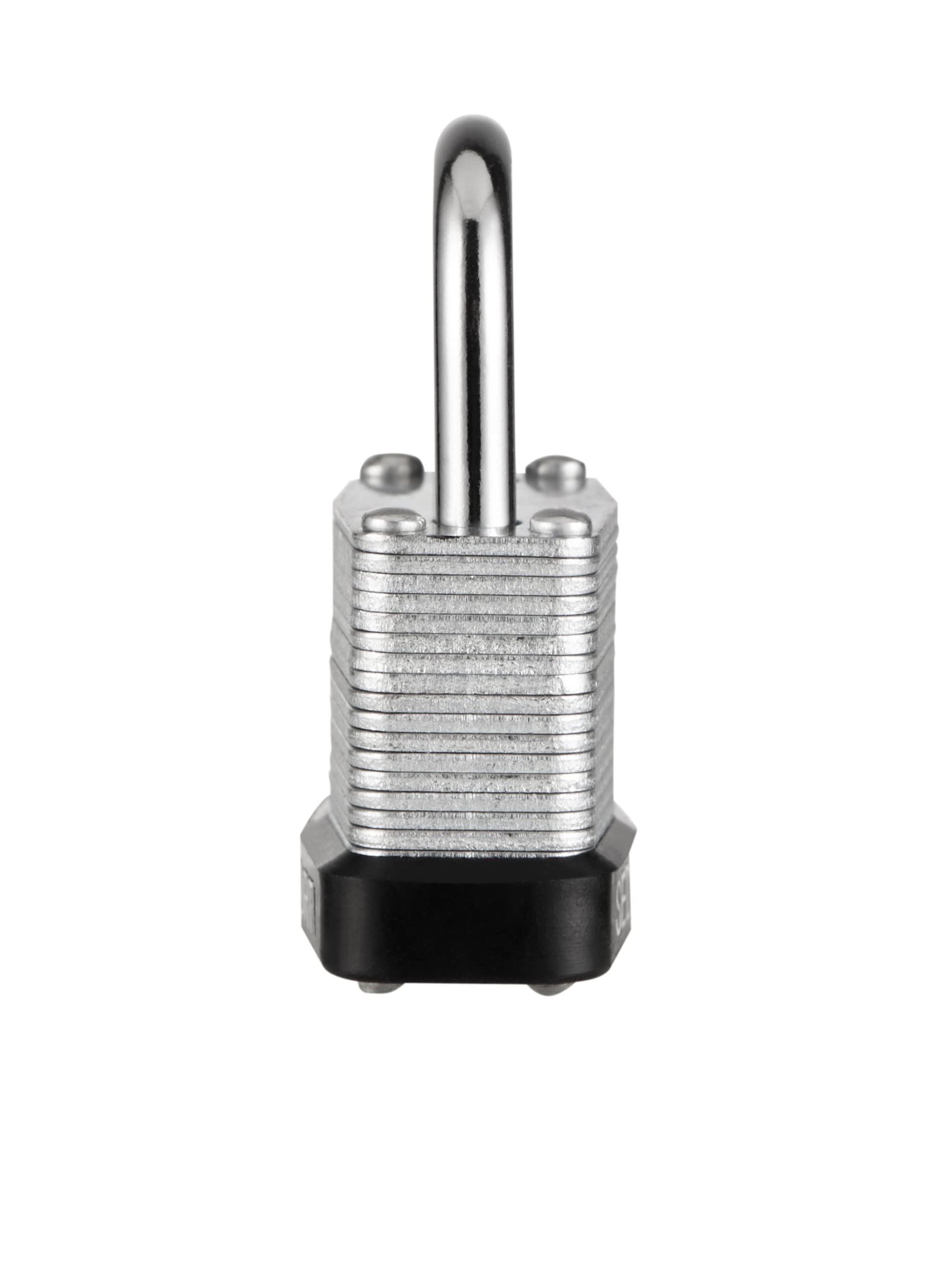 Heavy Duty Laminated Steel Padlock Set - 1-1/4
