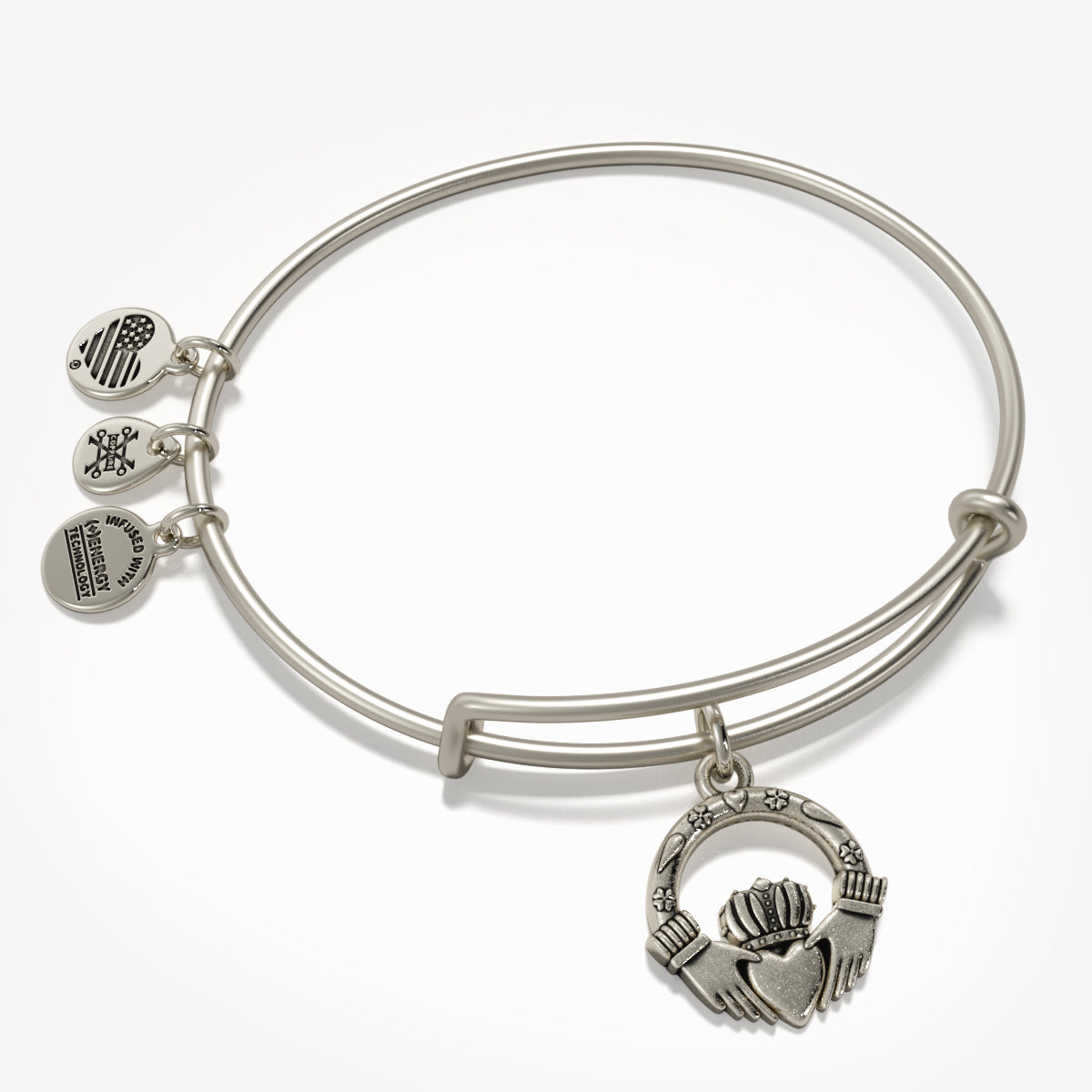 Claddagh Charm Bangle Bracelet - Irish Friendship & Love Bracelet for Women - Perfect for Weddings, Anniversaries & Gifts