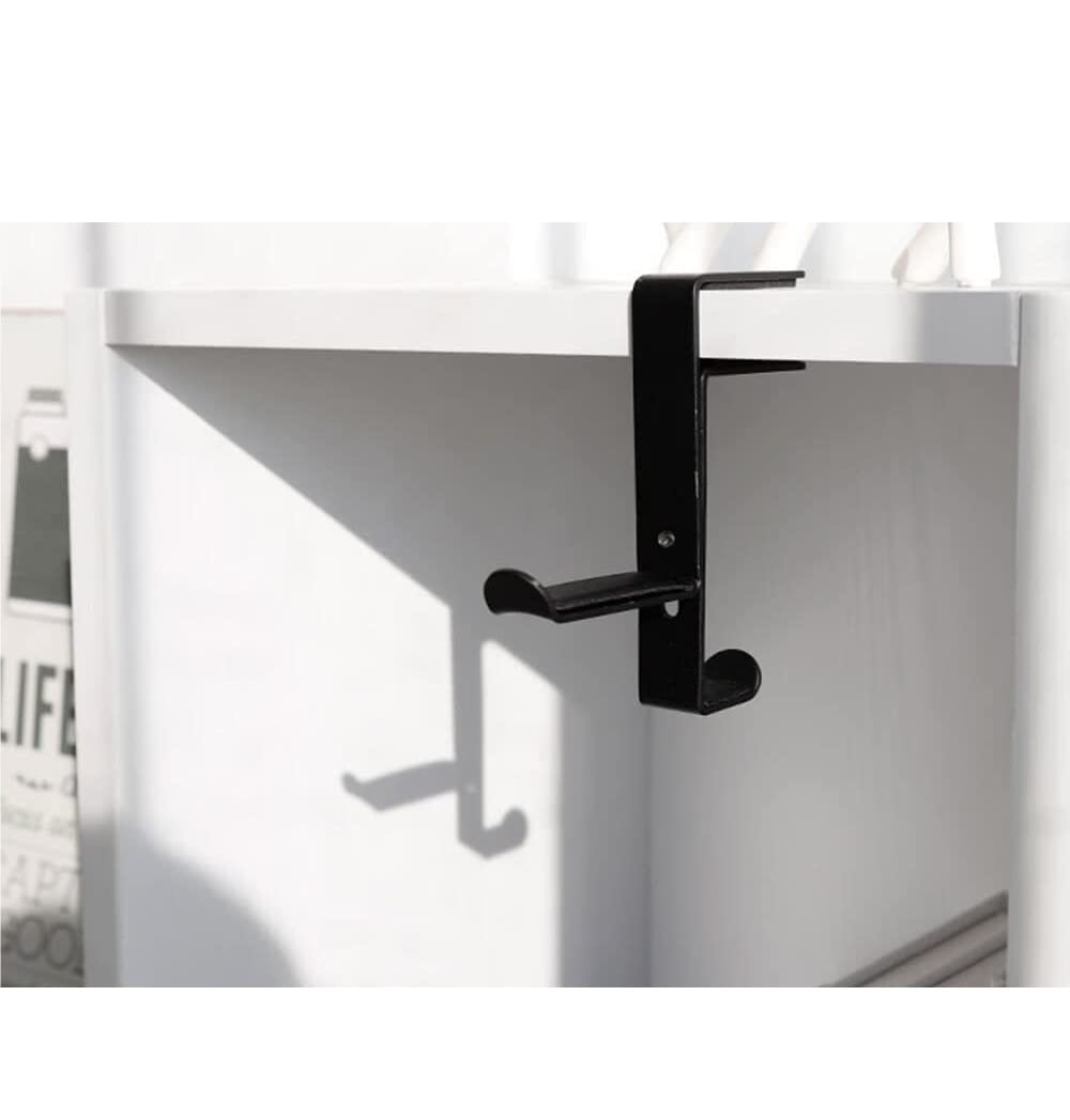 Universal Headphone Stand with Desk Clamp - Space Saving Headset Holder for Gaming & Office Use - Adjustable Headphone Hanger Bracket for Display & Organization (Black) - Perfect for Workstations, Gaming Setups & Home Offices