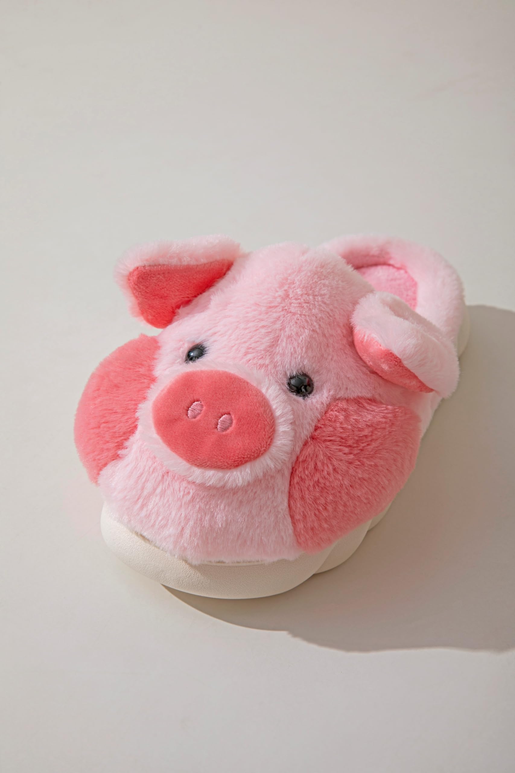 LANFIRE Women's Cozy Animal Slippers - Soft Plush Pig Design Home Shoes for Adults, Perfect for Indoor Comfort & Relaxation