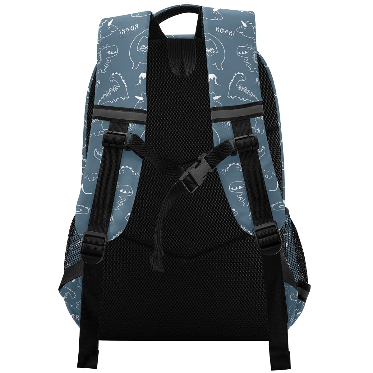 Durable Dinosaur School Backpack with Adjustable Chest Strap - Kids Laptop Backpack for Boys & Girls - Lightweight Travel & Hiking Rucksack - Perfect for School, Camping & Outdoor Adventures