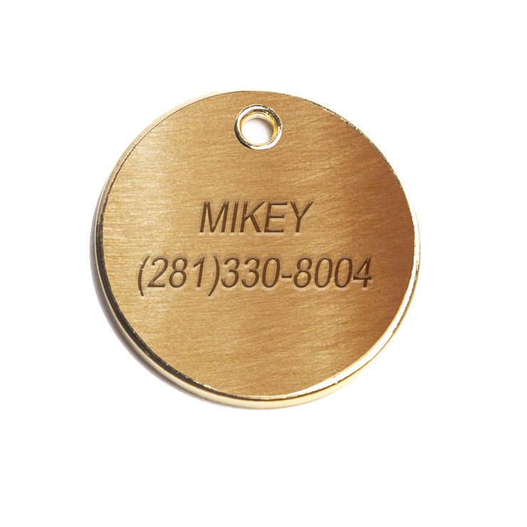 Cute But Psycho Pet ID Tag - Personalized Dog & Cat Name Tag with Phone Number - Durable Stainless Steel Pet ID for Safety - Perfect for Dogs, Cats & Travel Adventures