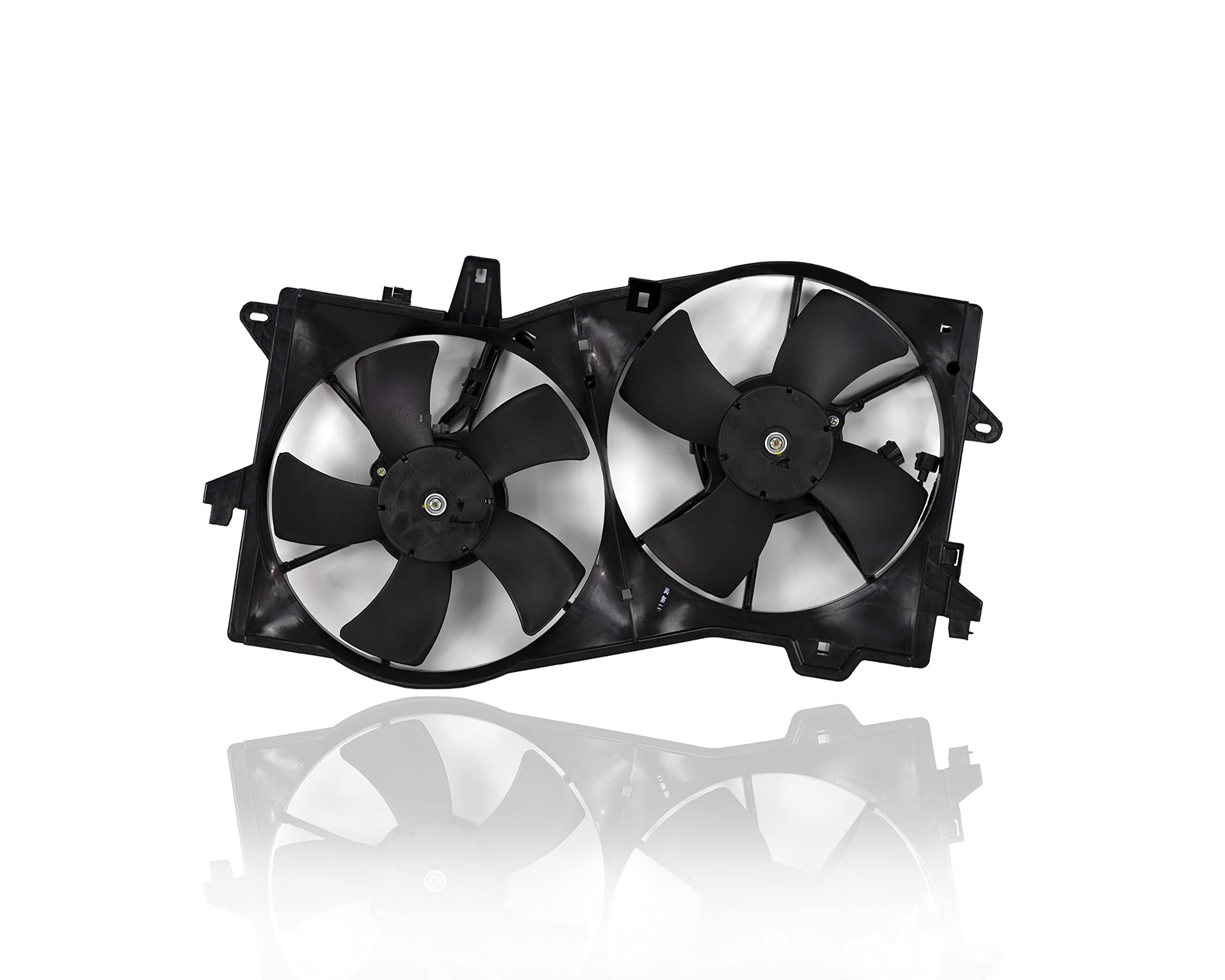 Dual Radiator and Condenser Fan Assembly Replacement for 2002-2006 Mazda MPV (Without Tow Package) - Compatible with MA3115131 & AJ5115025B - High Performance Cooling System for Engine Overheating Prevention - Perfect for Summer Driving and Heavy Traffic Conditions
