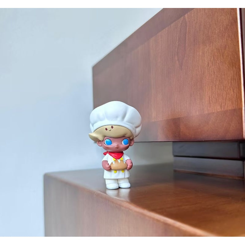 DIMOO Life University Series Baker Blind Box Figure - Cute Collectible Vinyl Toy for Anime Fans, Home Decor, Office Display & Gift Giving