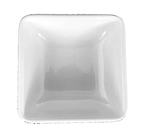 Lucky Star Melamine Square Dipping Plates for Soy Sauce, Mustard & Wasabi - 2.5 oz Capacity (2-7/8