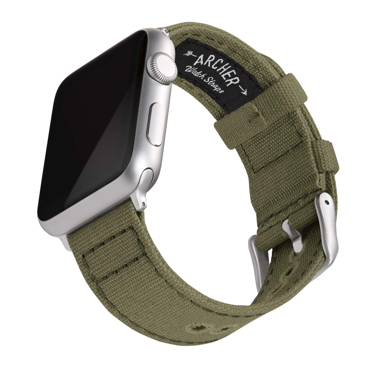 Premium Archer Canvas Watch Straps for Apple Watch - Durable & Comfortable Replacement Bands for Workout, Outdoor & Casual Wear