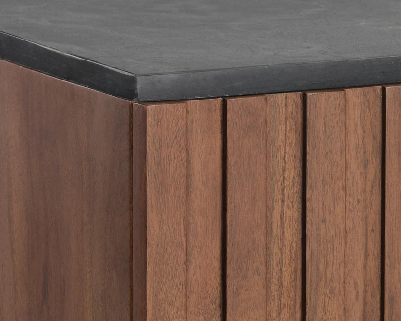 Modern Wooden Nightstand with Drawer - Bedside Table for Bedroom, Living Room, or Nursery - Perfect for Storage and Stylish Home Decor