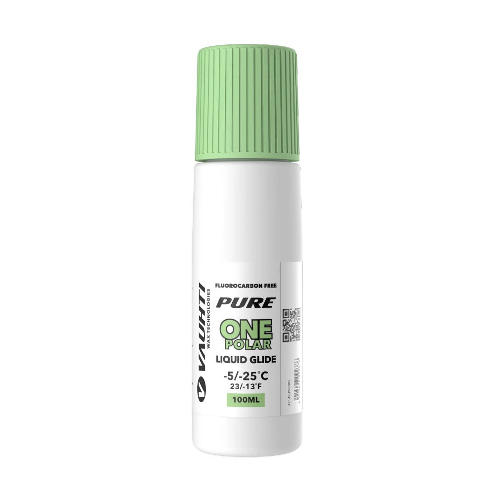 Vauhti Pure One Liquid Glide Wax 100ml - High Performance Ski Wax for Cross-Country & Classic Skis - Ideal for Cold & Dry Snow Conditions
