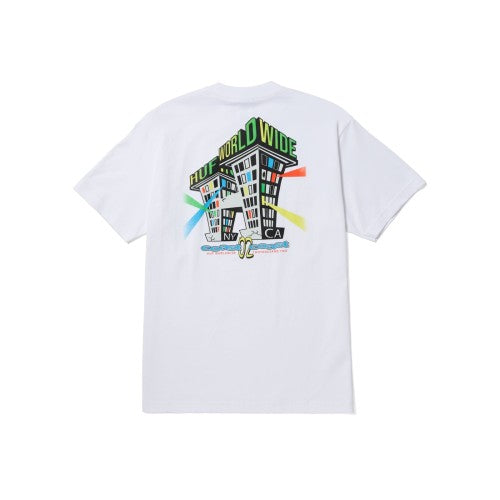 HUF Club House Tee - Classic White Cotton T-Shirt for Men | Streetwear Fashion & Casual Wear | Perfect for Everyday Outfits, Skate Sessions & Urban Style