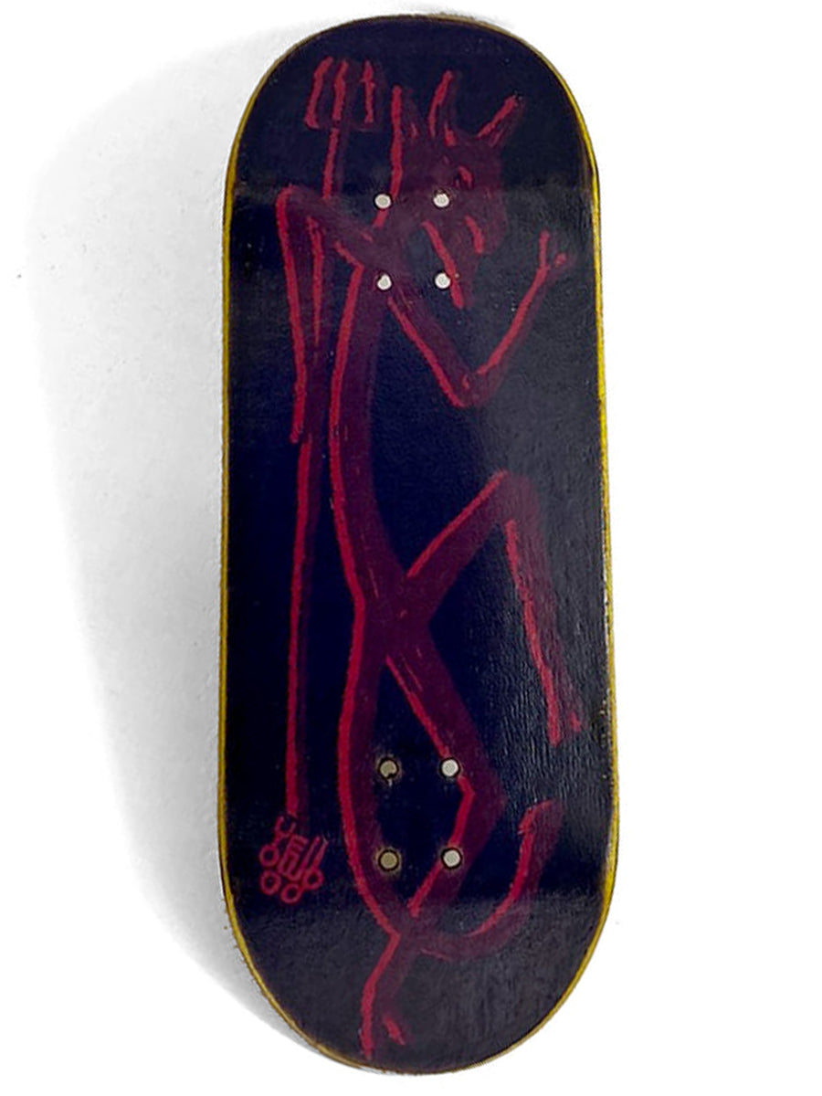 Yellowood Fingerboard Deck - Darkside | Professional Mini Skateboard for Tricks & Stunts | Perfect for Indoor Practice & Street Skating