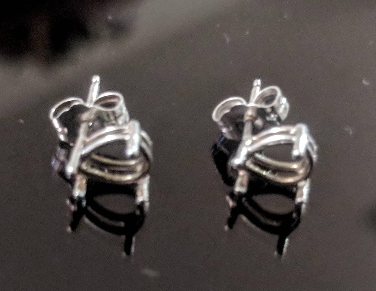 Sterling Silver or 14K Gold Pear Earring Settings - 6x4mm & 12x8mm Sizes - 2-Piece Set - Handcrafted in USA - Perfect for Jewelry Making, DIY Earrings, and Gift Giving
