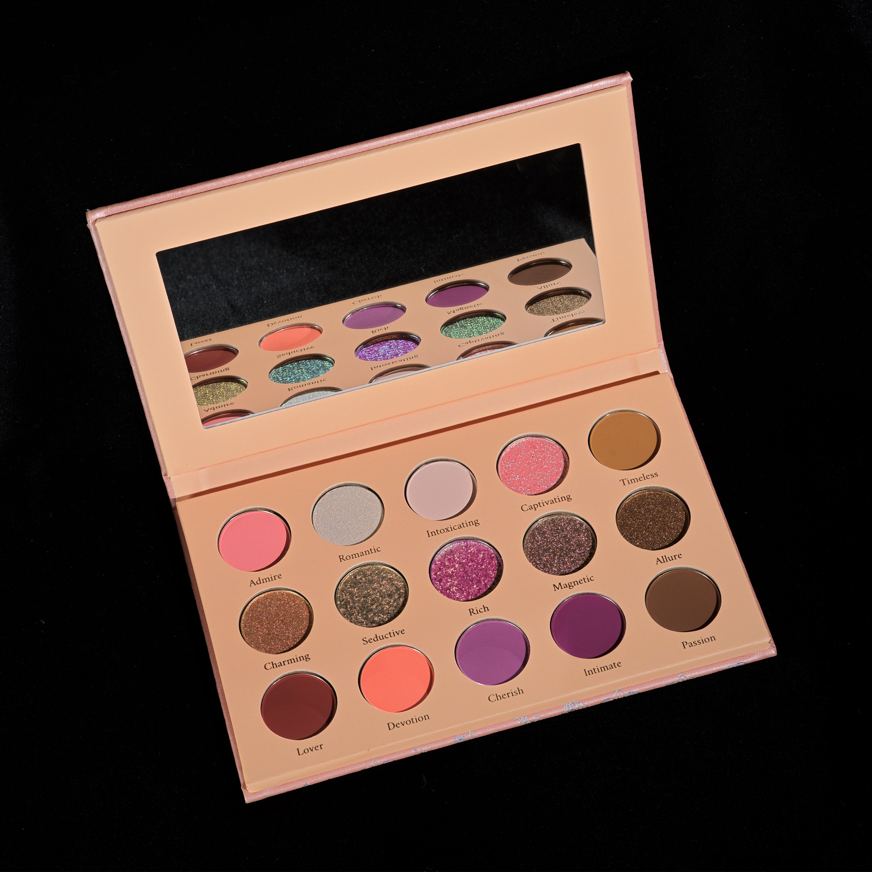 Rich Romantic Eyeshadow Palette - 12 Highly Pigmented Matte & Shimmer Shades for Stunning Eye Makeup | Perfect for Date Night, Parties & Special Occasions