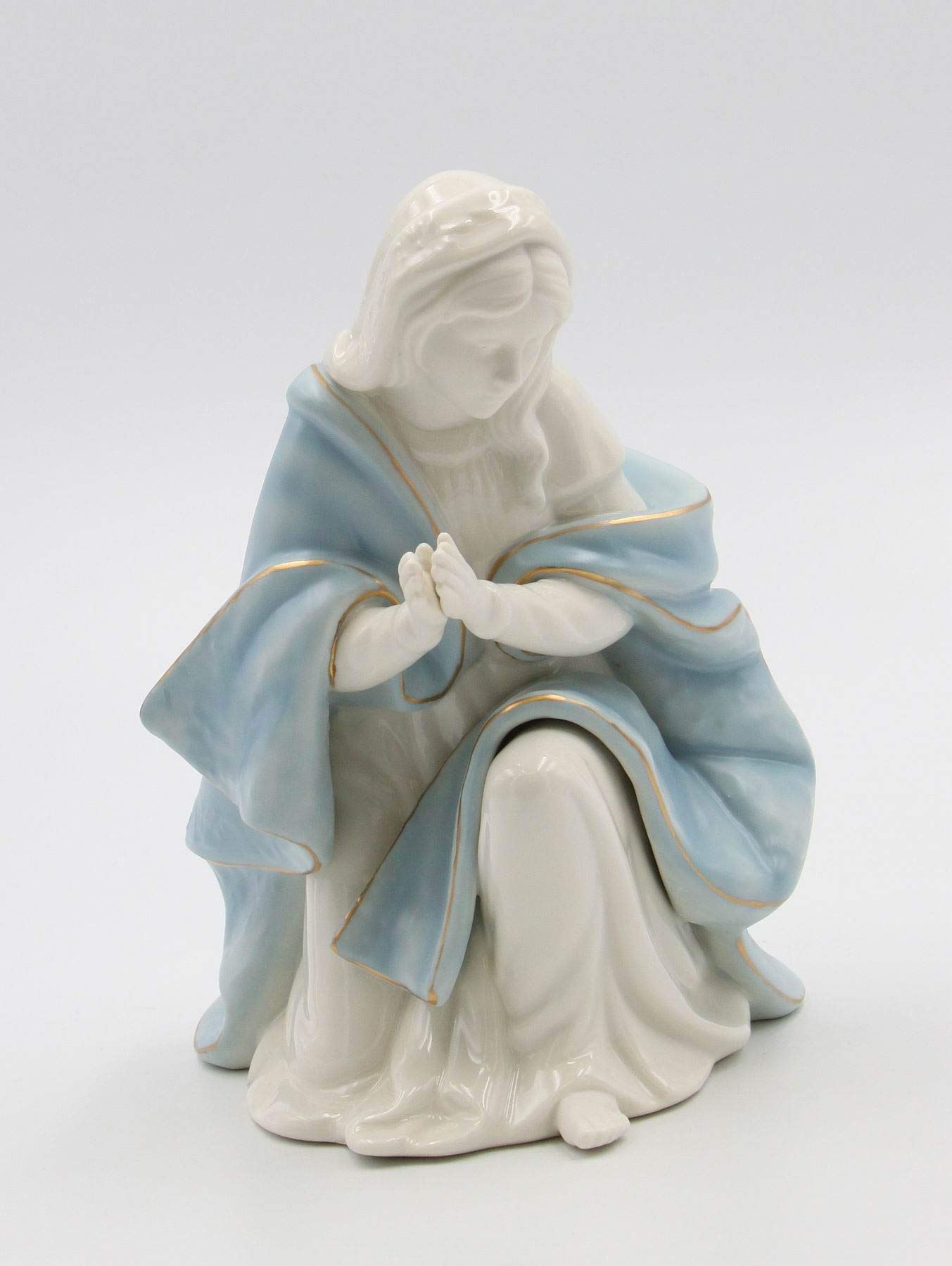 Fine Porcelain Holy Family Nativity Set - 10.5 Inch Height - Handcrafted Christmas Decor for Home, Church & Holiday Display - Perfect Gift for Christian Families