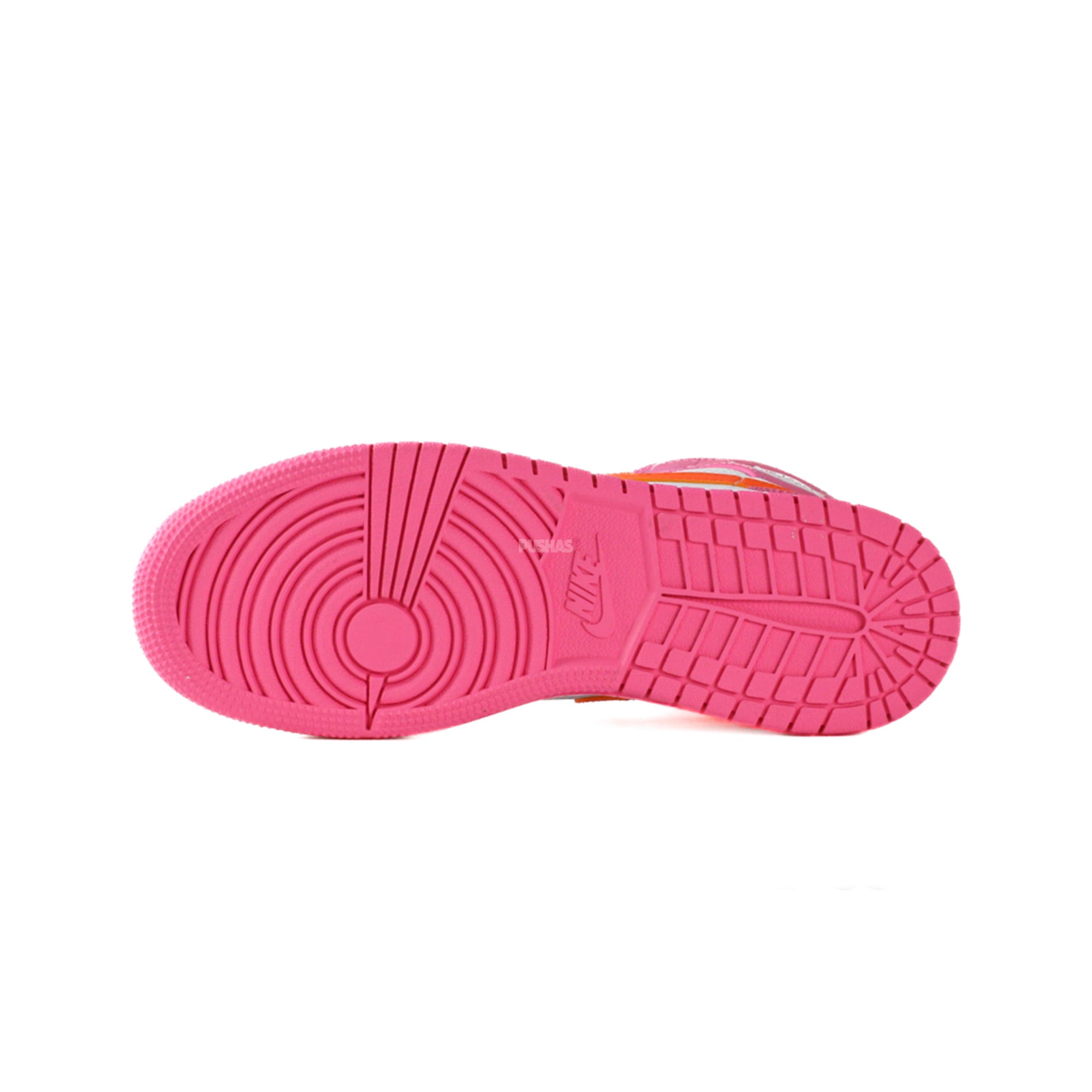 Air Jordan 1 Mid 'Pinksicle Safety Orange' GS Sneakers (2022) - Basketball Shoes for Girls, Casual Streetwear Fashion - Perfect for School, Sports & Everyday Wear