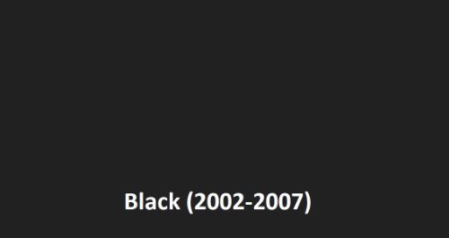 Black - (02-07)
