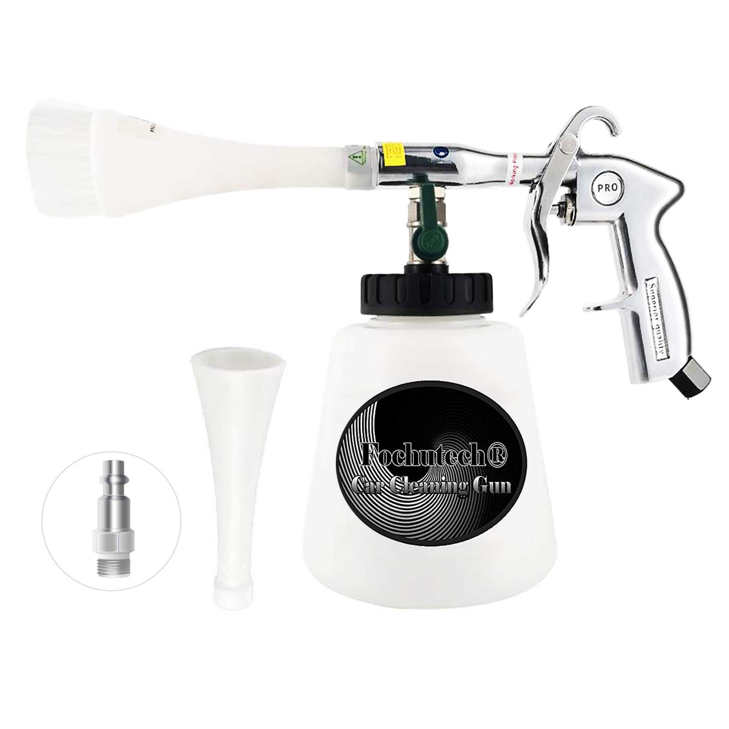 Premium Car Detailing Kit - Interior Cleaning Supplies with High Pressure Car Wash Gun | Fast Drying for All Surfaces & Hard-to-Reach Areas | Complete Auto Detailing Accessories for Cars, Trucks & SUVs | Perfect for Home Car Washing & Professional Detailing Services