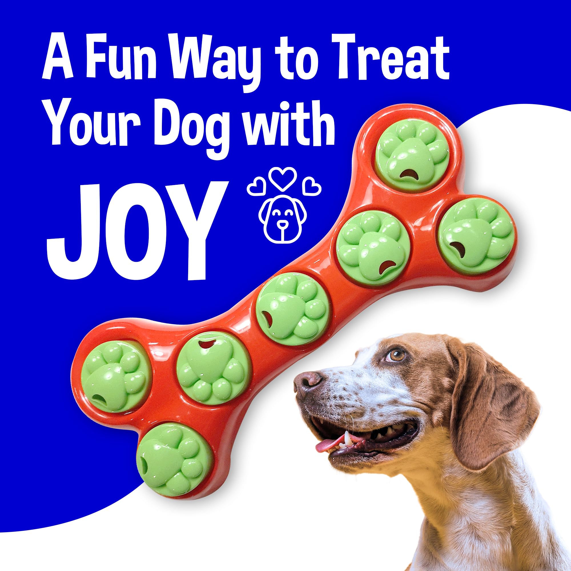 Interactive Slow Feeder Dog Bowl - Puzzle Toy for Mental Stimulation & Mealtime Fun | Lick Mat for Large Breed Dogs | Durable Pet Supplies (Red) | Perfect for Boredom Relief & Training Sessions