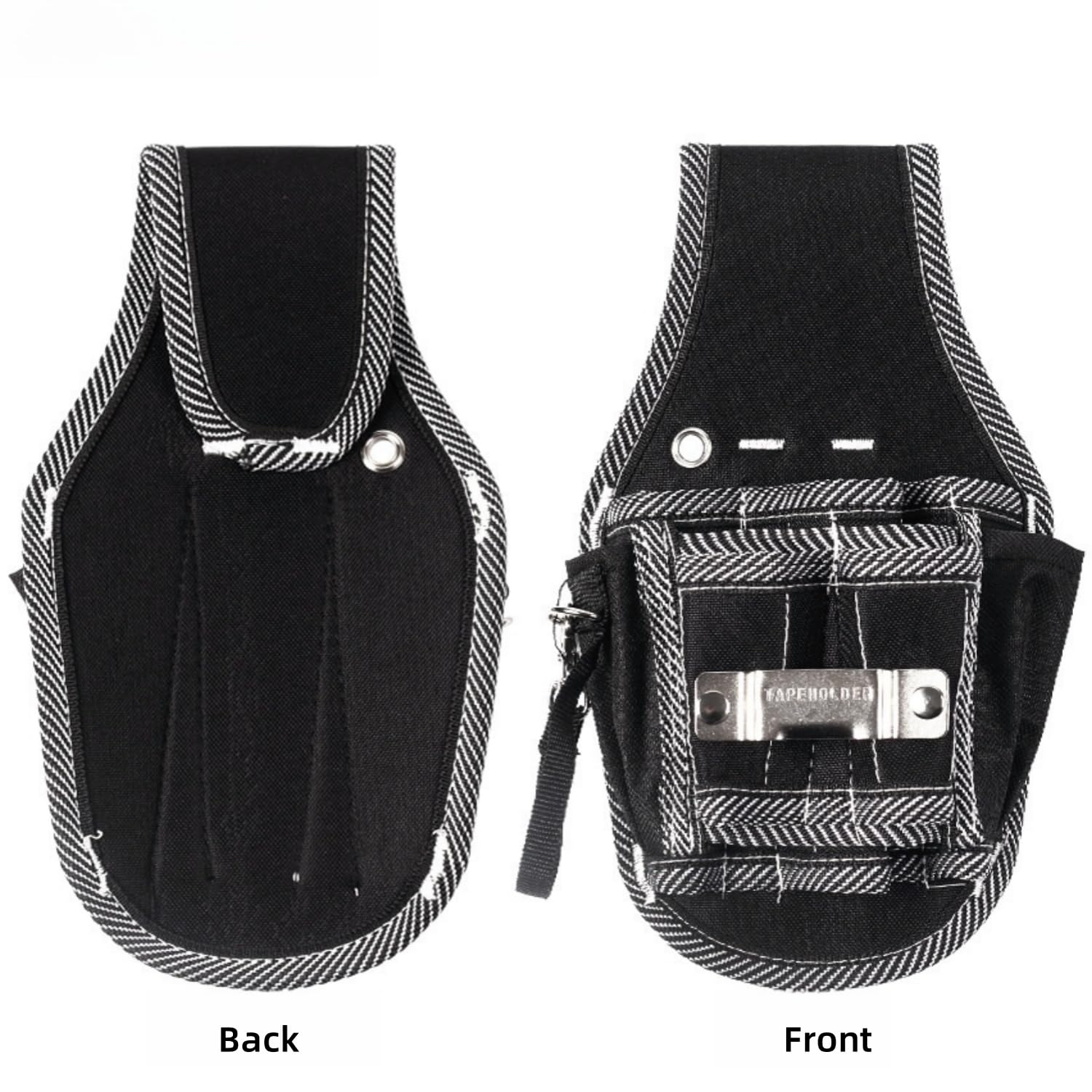Professional Electrician Waist Tool Pouch with Screwdriver Holder - Durable Tool Organizer Storage Bag for DIY, Electricians, Carpenters & Builders - Perfect for Construction, Home Repair & Workshop Projects