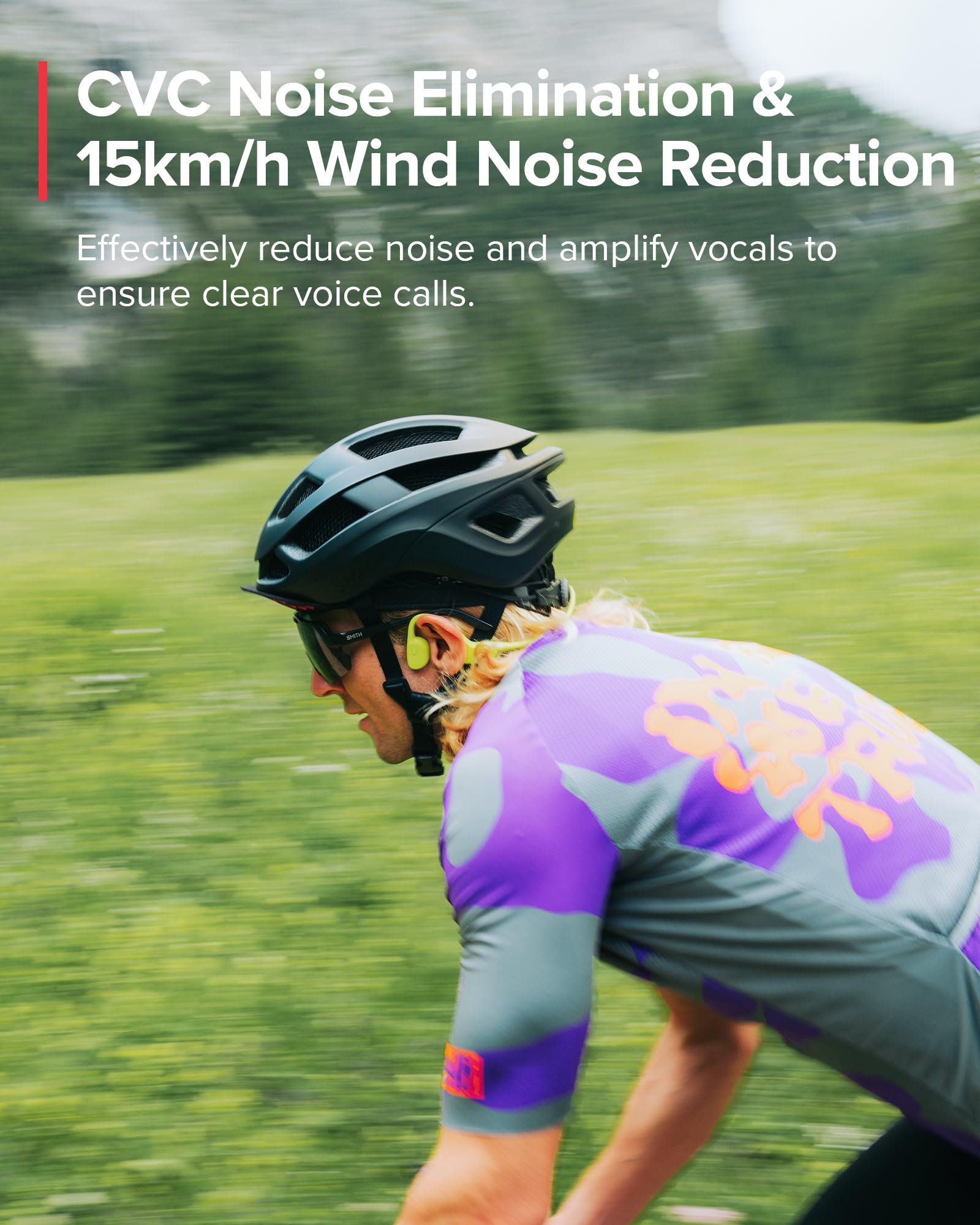 SUUNTO Sonic Open-Ear Bone Conduction Sports Headphones - Wireless Bluetooth Headset with Enhanced Bass, Multipoint Connection, 10H Playtime & Fast Charging - Built-in Dual Mics, IP67 Waterproof & Lightweight Design for Running, Cycling & Outdoor Activities